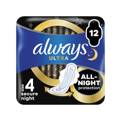 Always Ultra Secure Night Value Pack 12pcs