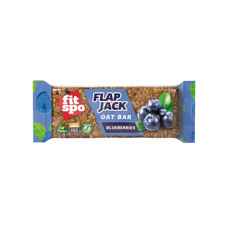Fitspo Oat Flapjack Bar Blueberries 80g