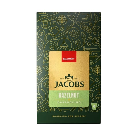 Jacobs Cappuccino Hazelnut Sachets 8pcs
