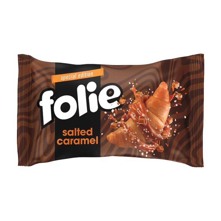 Folie Croissant Salted Caramel 80g