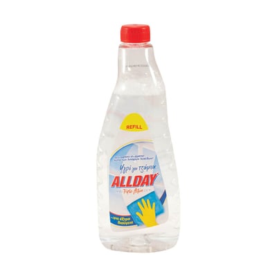 Allday Glass Cleaner with Pump 750ML