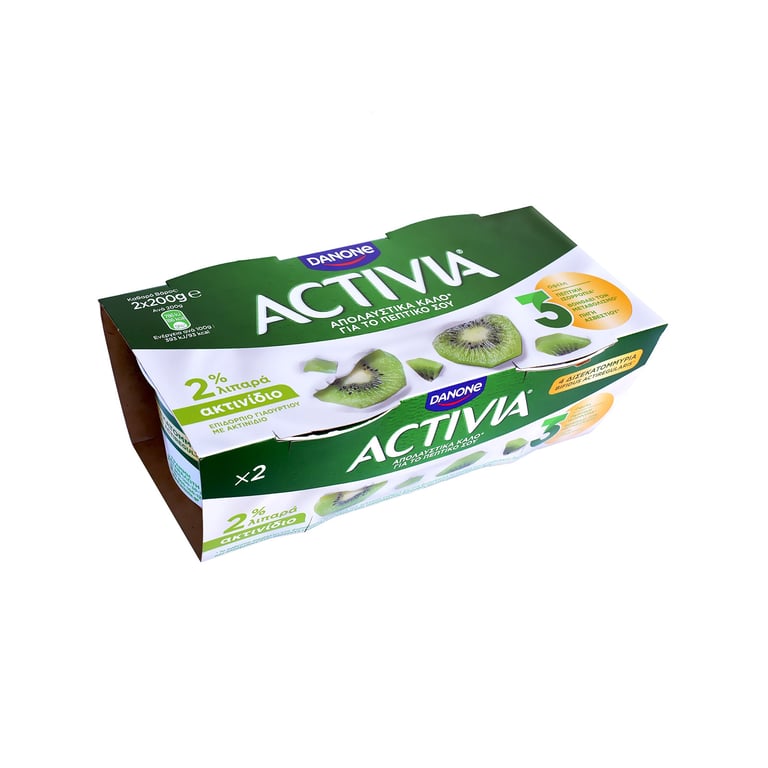 Danone Activia Yogurt Dessert Kiwi 200g x2