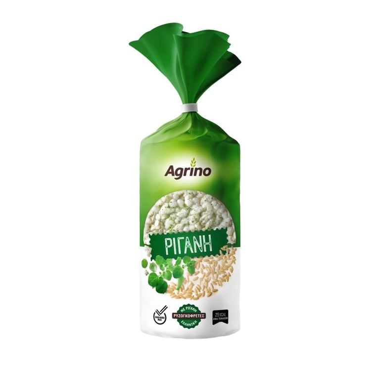 Agrino Rice Cakes with Oregano Gluten Free 110g