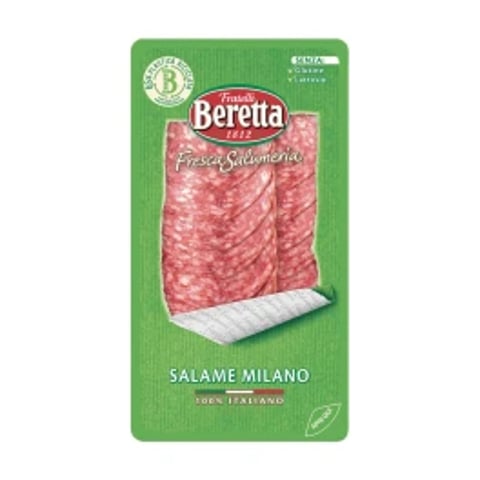 Beretta Salami Milano Slices Gluten-free 80g
