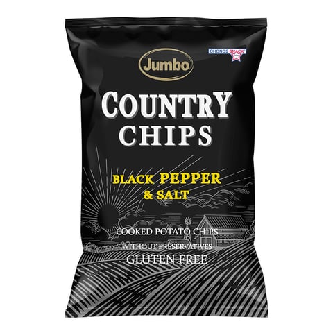 Country chips πιπέρι χωρίς γλουτένη 150g