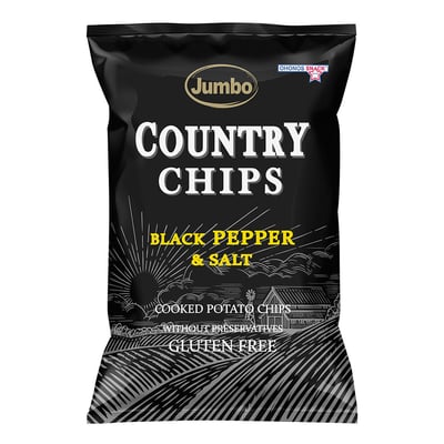 Country chips πιπέρι χωρίς γλουτένη 150g
