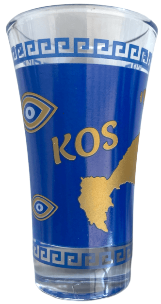 Kos Evil Eye Shot Glass Transparent