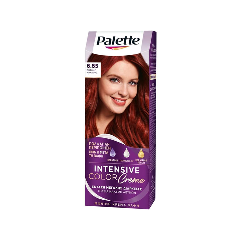 Palette Hair Dye N.665 Intense Red 50ml