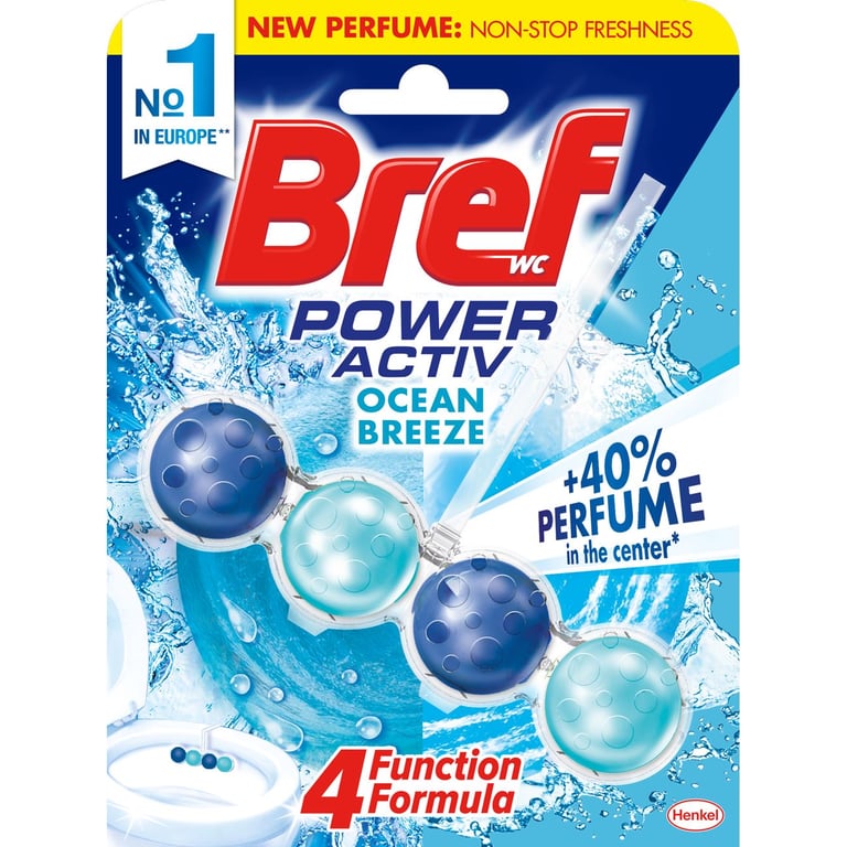 Bref Toilet Cleaner Power Active Ocean 50g