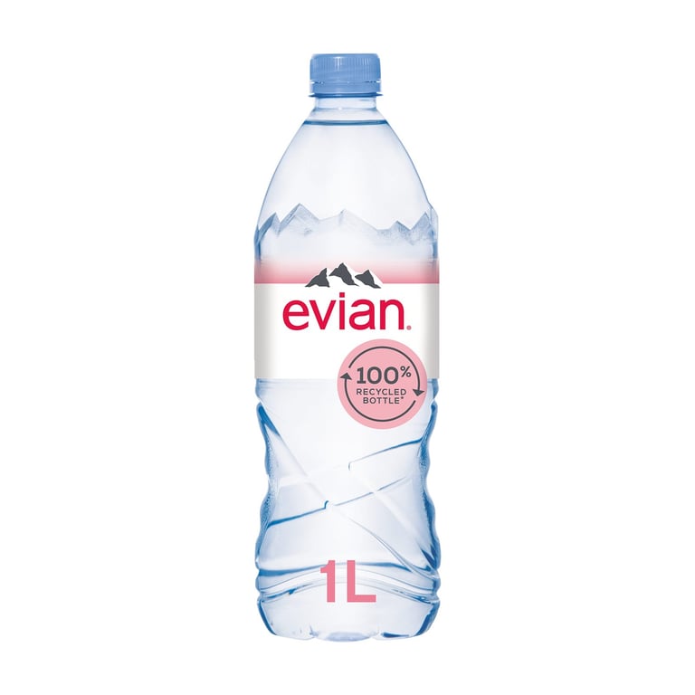 Evian Natural Mineral Water 1L