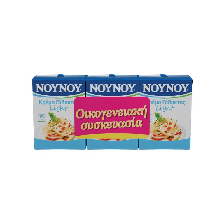 Νουνου Light Cream 200mlx3
