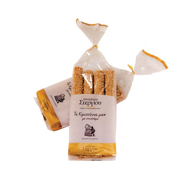 Στεργιου Stergiou 140G Breadsticks with Sesame