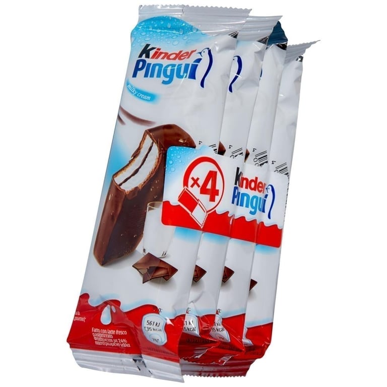 Kinder Pingui Chocolate Cakes 30g x4