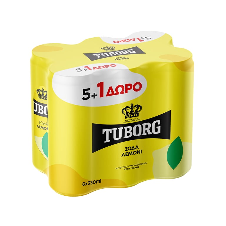 Tuborg Lemon Soda 330ml x6