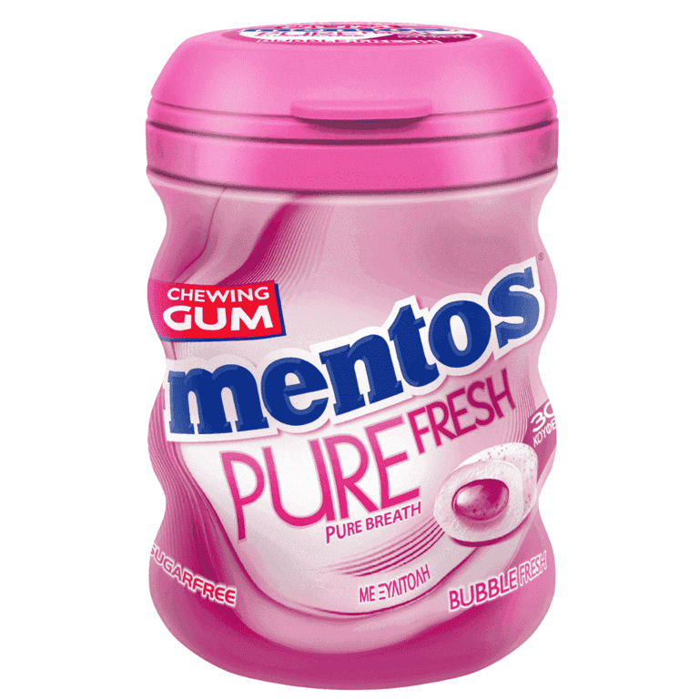 Mentos Pure Fresh Bubble Fresh Sugar-free Medium Bottle
