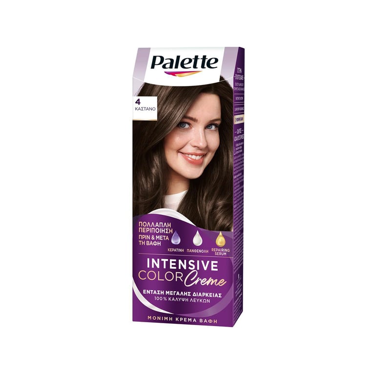 Palette Hair Dye N.4 Brown 50ml