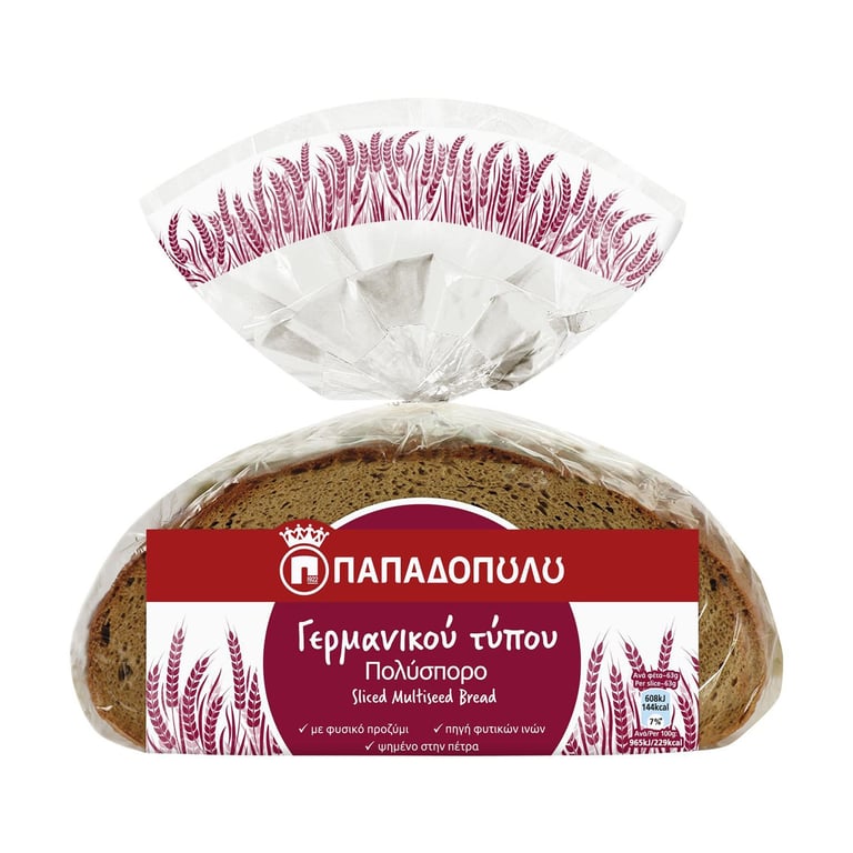 Παπαδοπούλου German Type Multigrain Bread