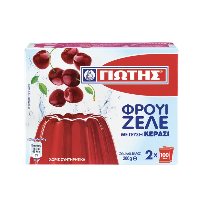 Γιώτης Fruit Jelly Cherry 100g x2