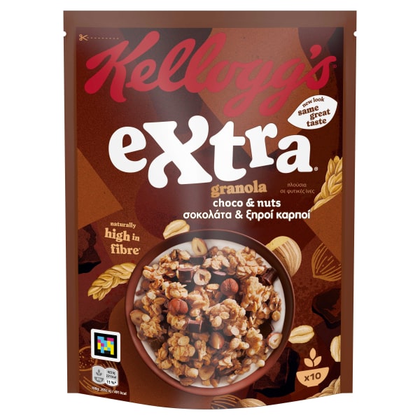 Kellogg's Extra Choco & Nuts Cereal 450gr