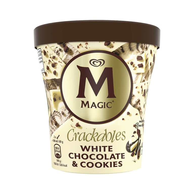 Magnum White Cookie Ice Cream 440ml Family Pack