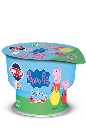ΚΡΙ ΚΡΙ Peppa Vanilla-Strawberry Ice Cream Cup 60g