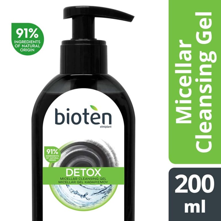 Bioten Detox Cleansing Gel Charcoal 200ml