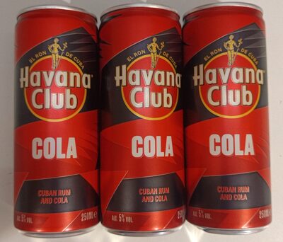 Havana Club RUM & Cola 5% ALC 250ML