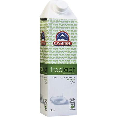 Ολυμπος Freelact Lactose-free Milk 1.5% Fat 1L