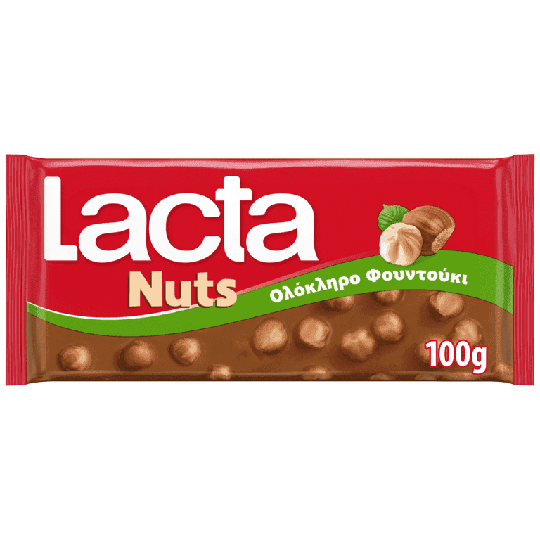 Lacta Chocolate with Whole Hazelnuts 100g