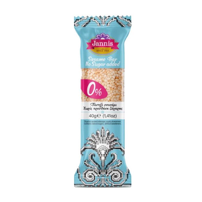 Jannis Sesame Bar Sugar Free