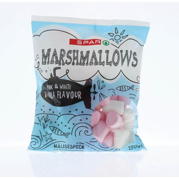 Spar Vanilla & Strawberry Marshmallows 150g