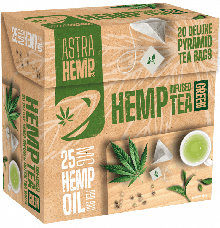 Multitrance Astra Hemp Green Tea 25mg