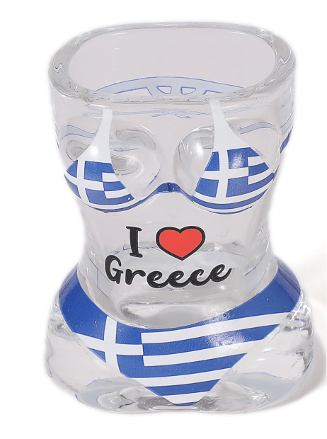 Greece Bikini Shot Glass