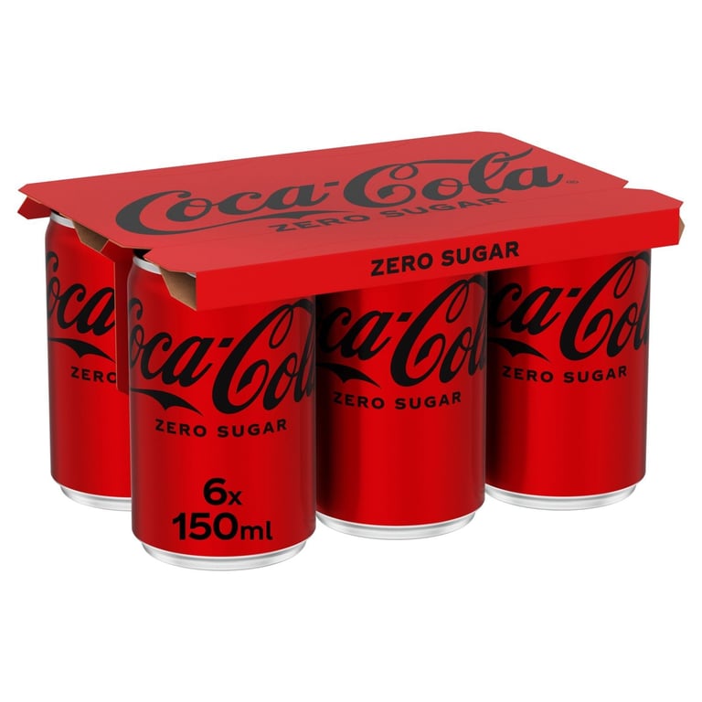 Coca Cola Zero 150ml x6