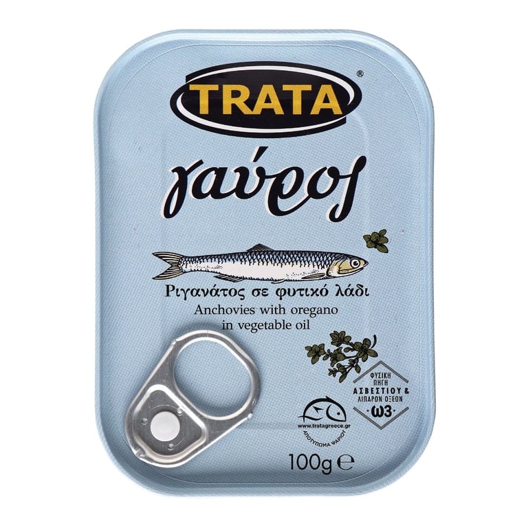 Trata Anchovy with Oregano 100g