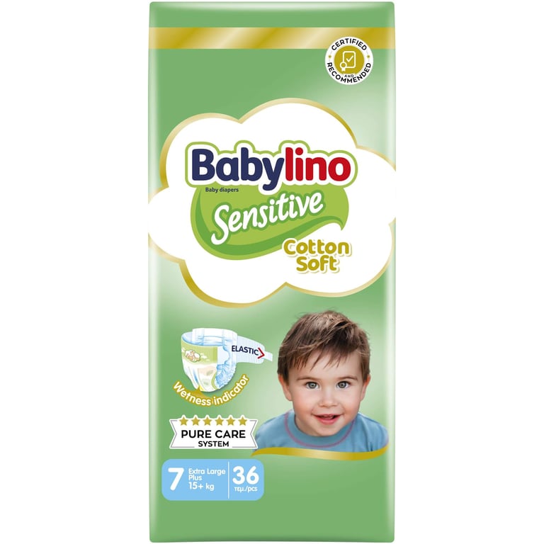 Babylino Sensitive Eco no.7 15+kg 36 Pieces