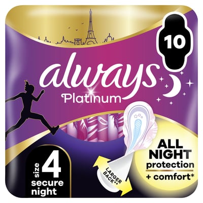 Always Ultra Platinum Secure Night 10 Pcs