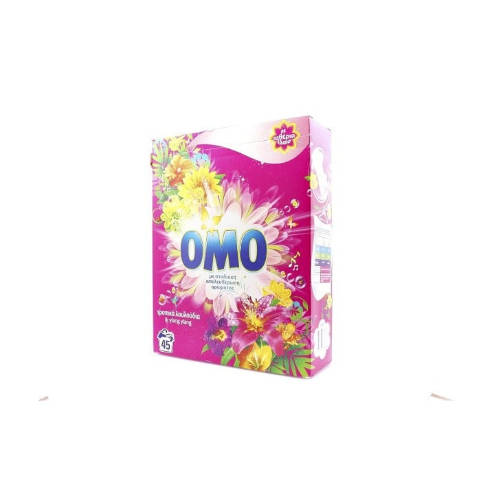 Omo Laundry Powder Tropical Flowers 2.52kg