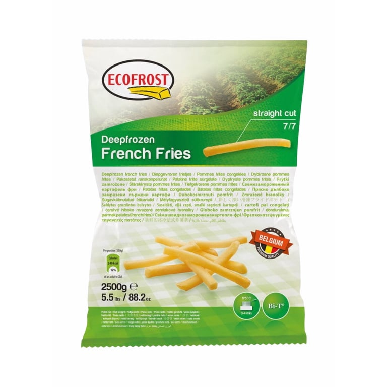 Ecofrost Frozen Potatoes 9x9 1KG
