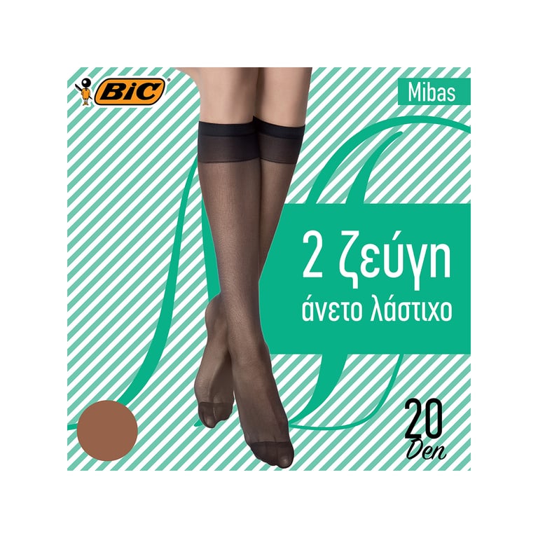 BIC Ankle Socks 20 Denier Caramel