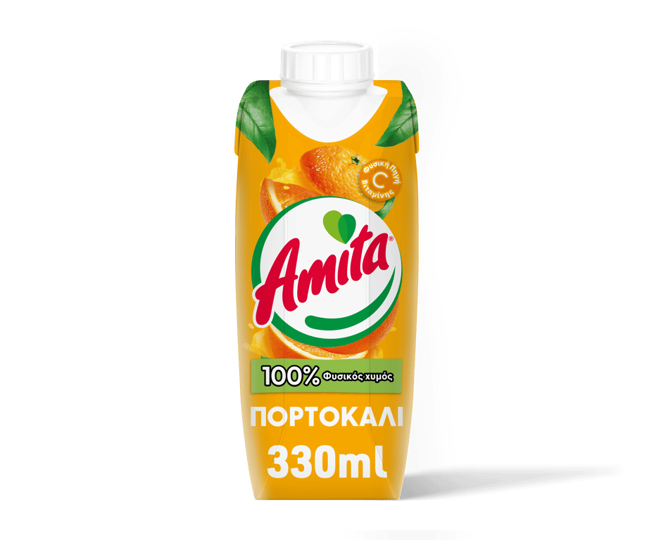 Amita Natural Orange Juice 330ml