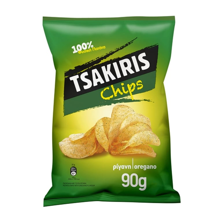 Tsakiris Potato Chips Oregano 120g