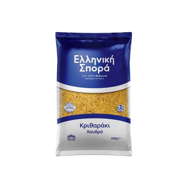 Ελληνική Σπορά Thick Orzo Pasta 500g