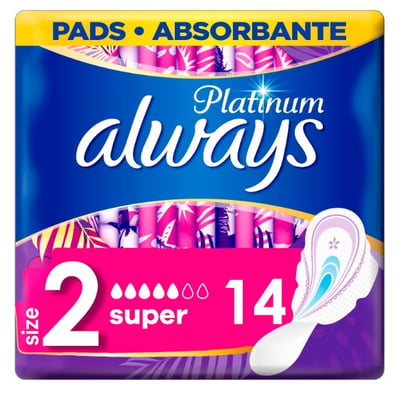 Always Ultra Platinum Long Pads 14pcs