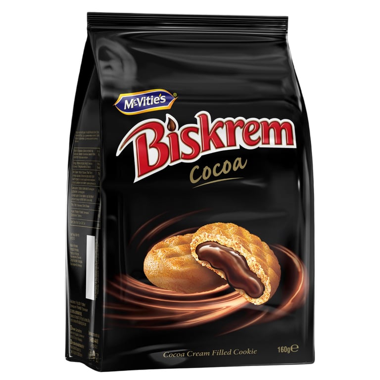 McVITIES Biskrem Cocoa Biscuits 160g