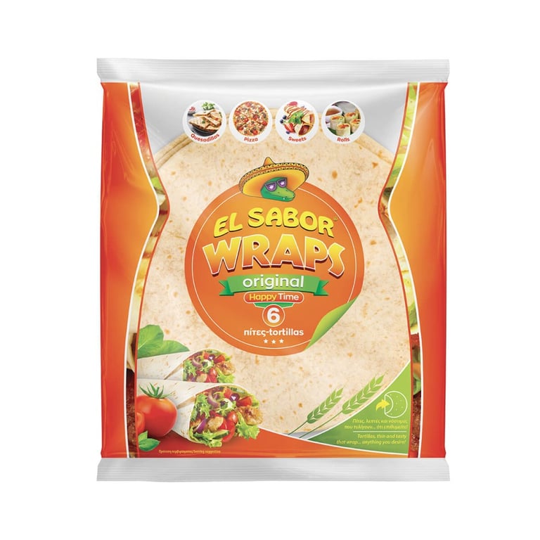 El Sabor Tortilla 20cm 6 Pieces 240g