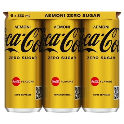 Coca Cola Zero Lemon 330ml x6