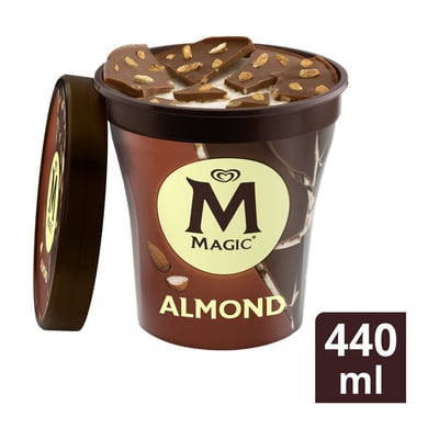 Magic Ice Cream 440ml Almond Family Pack
