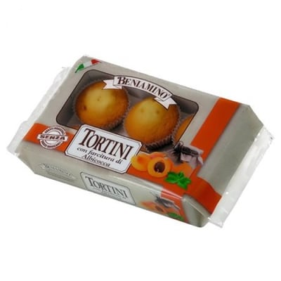 Beniamino Apricot Tortini Cakes 250g
