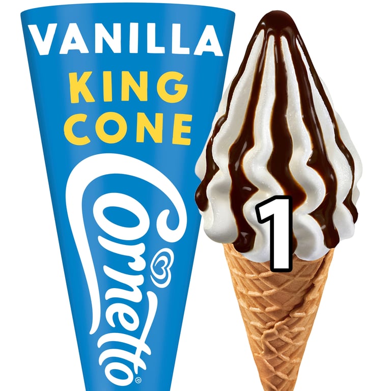 Cornetto King Cone Vanilla Stick 260ml